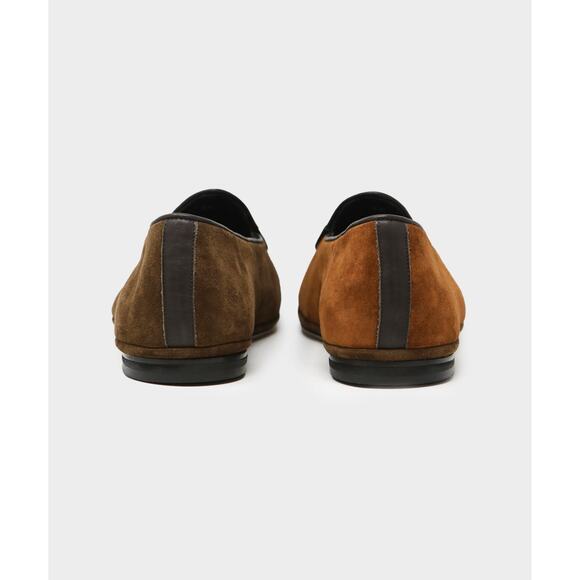 Brown Suede Loafers